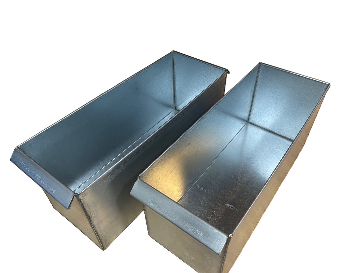 2 pack of FBI Gel Mold 16L x 6W x 7H Box top down showing inside and spun to righ