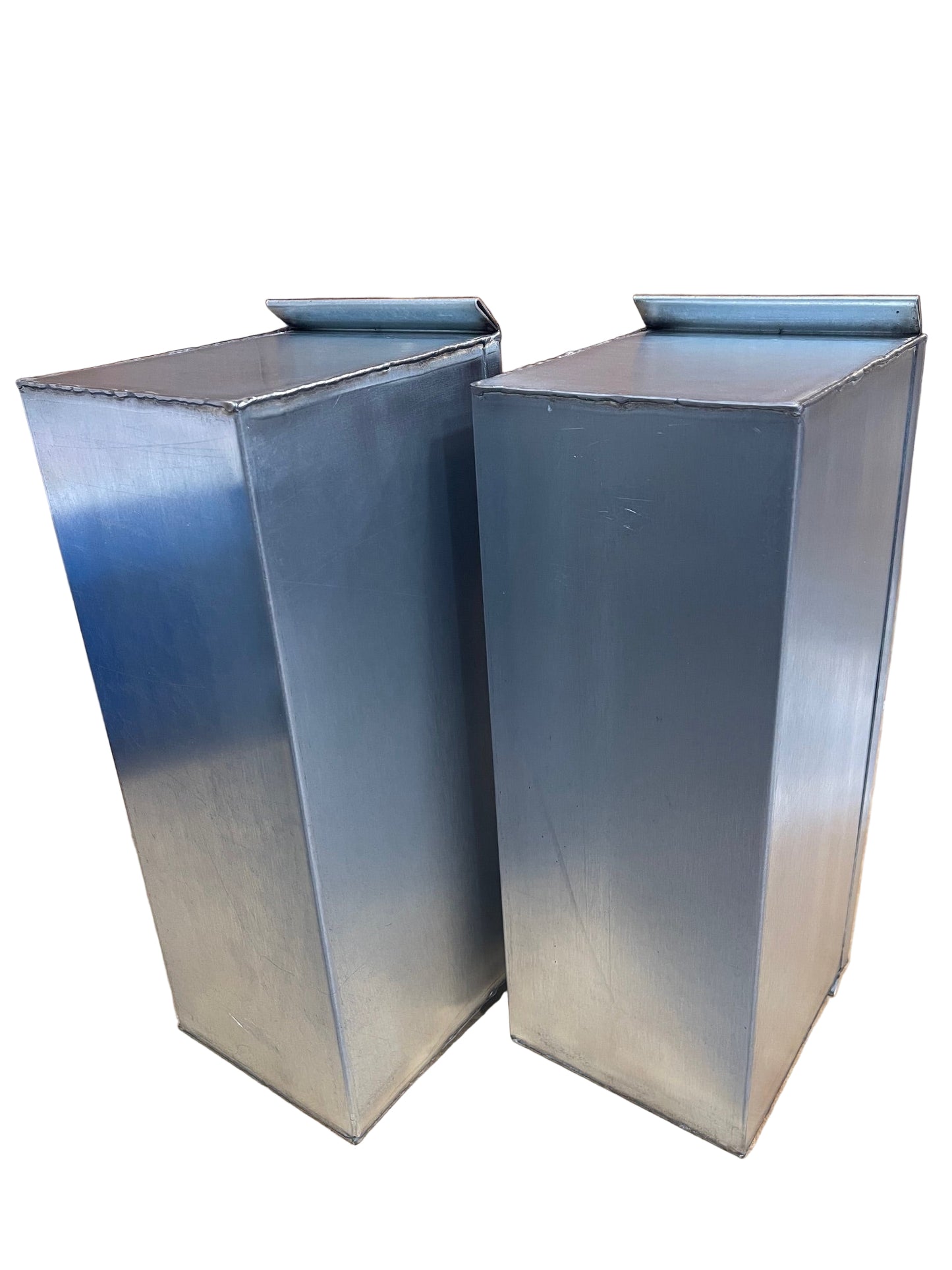 2 pack FBI Gel Mold 16L x 6W x 7H Boxes standing showing bottom spun to right