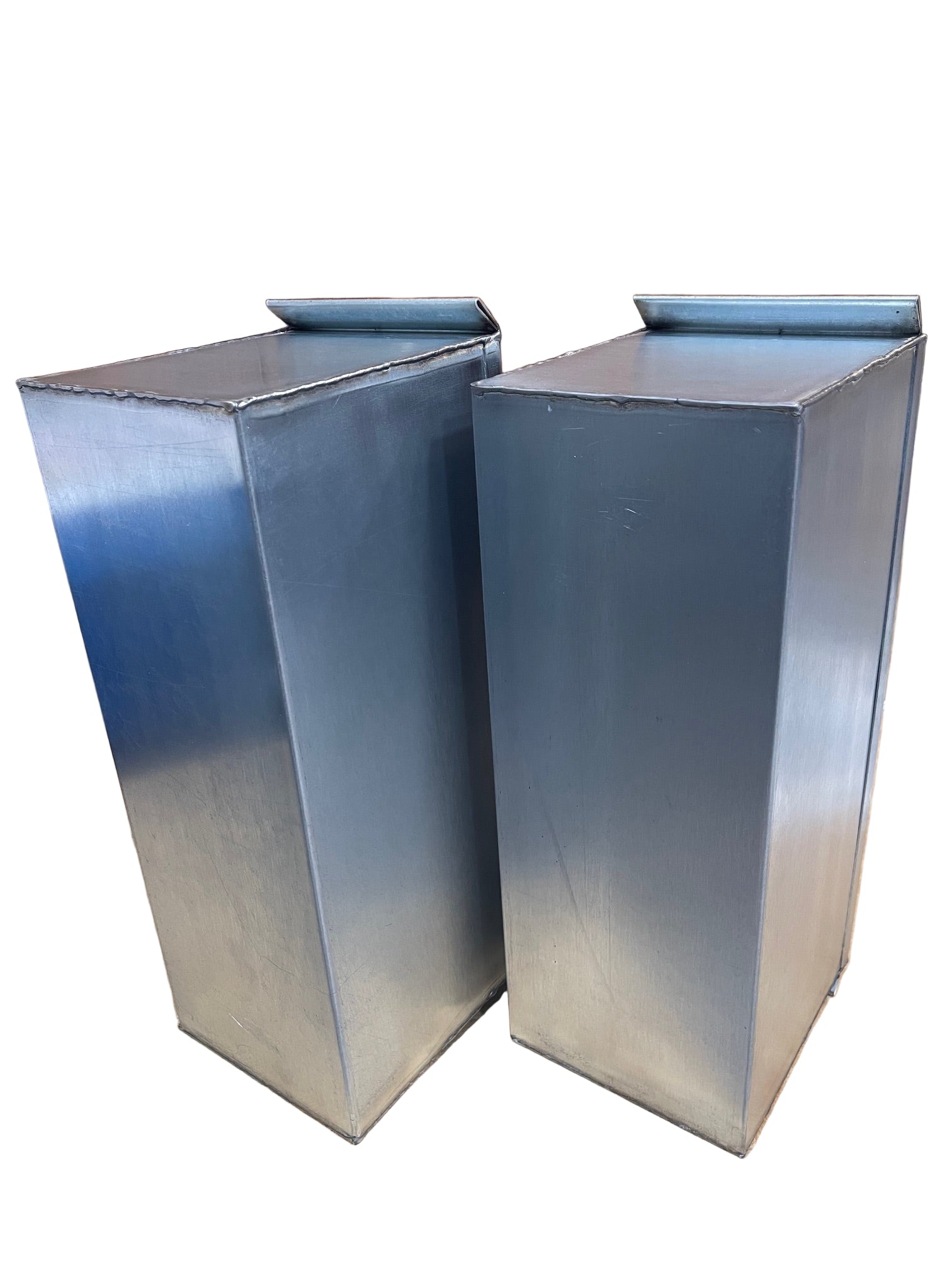 2 pack FBI Gel Mold 16L x 6W x 7H Boxes standing showing bottom spun to right