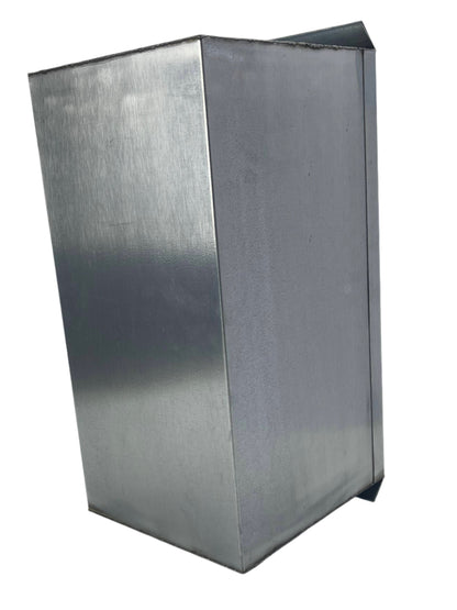 Long Range Gel Mold 20L x 10W x 11H Box diagonal view box standing on end showing bottom and right side